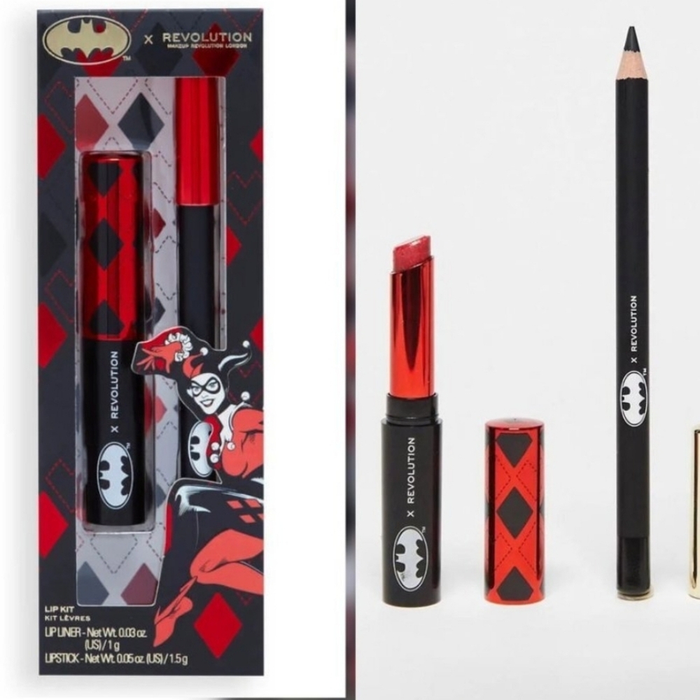 ❇️Revolution x Harley Quinn DISCONTINUED Lip Kit NWT